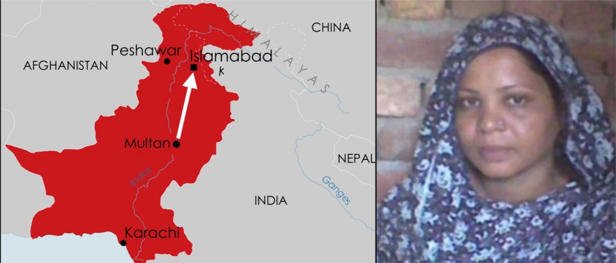 PAKISTAN: Asia Bibi released, but not yet free