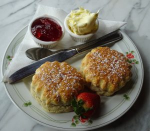 Scones with jam