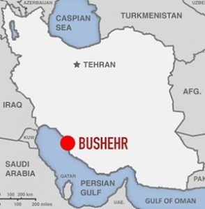 Bushehr map