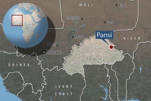 Pansi (Burkina Faso) locator map
