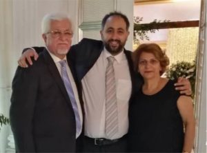 Ramiel Bet-Tamraz with parents
