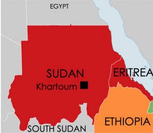 Sudan map