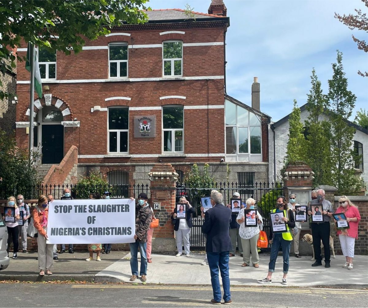 NIGERIA: Silent Vigil at Nigerian Embassy, Dublin