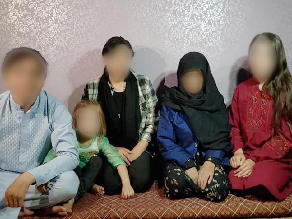 Afghan Christian family