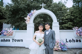 Zhang Qiang and Xiao Yue’s wedding picture
