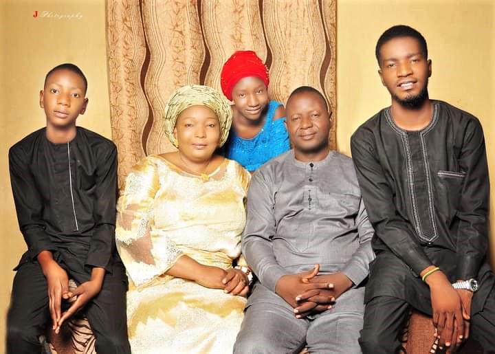 Pastor Daniel Umaru and his family