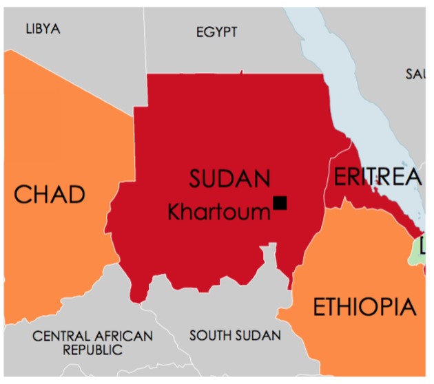 Map of Sudan