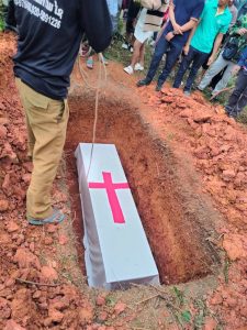 Pastor Seetoud's burial