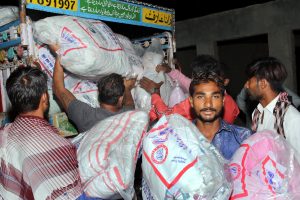 Pakistan Flood Relief (Back of lorry)