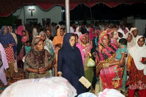 Pakistan Flood Relief (women in church)