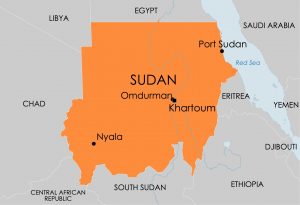 Sudan map