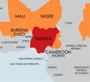 Map of Nigeria