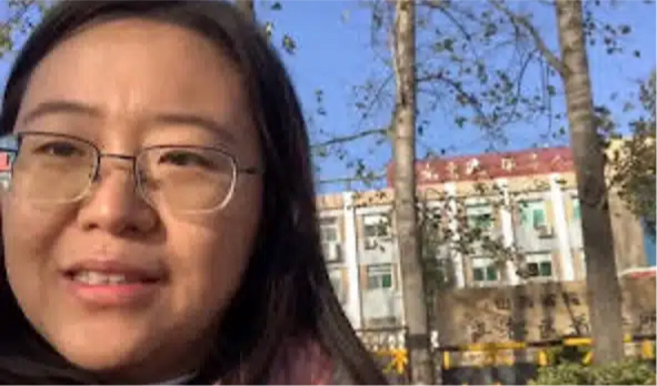 CHINA: Li Shanshan prays for husband outside prison