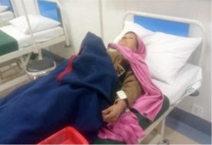 Nawab Bibi in hospital