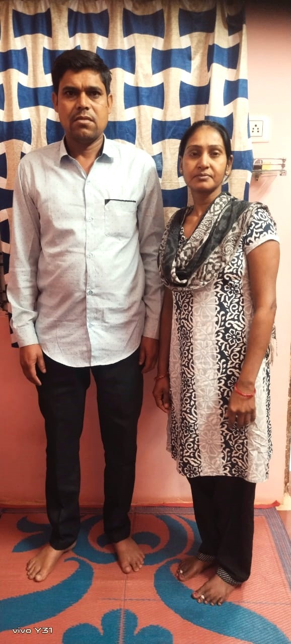 Pastor Ramesh and Sakhi Ahirwar
