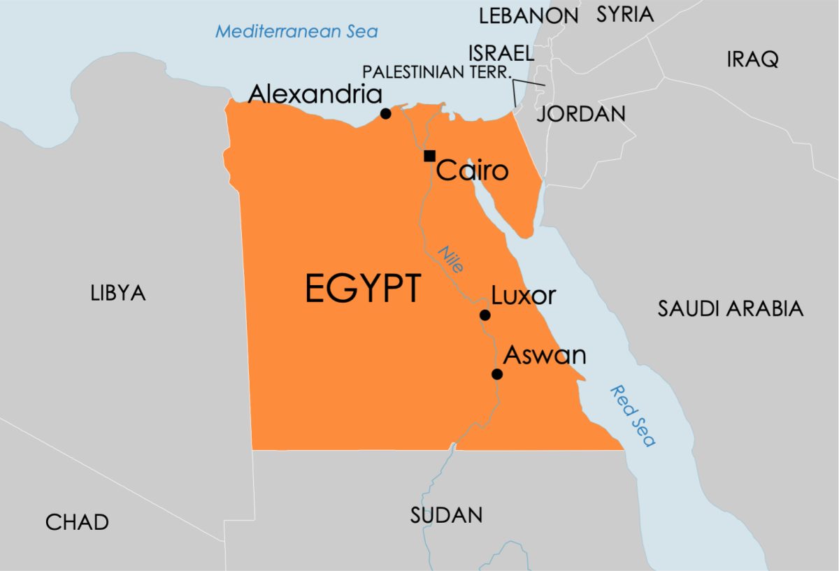 Egypt map