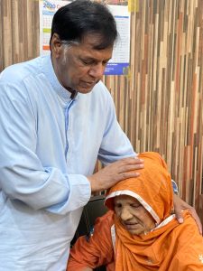 Pastor Waseem with Nawab Bibi