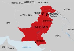 Pakistan map