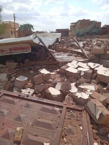 Khartoum Pentecostal church building reduced to rubble