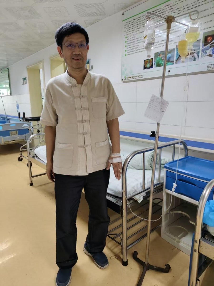 CHINA: Former prisoner John Cao hospitalised with severe pain