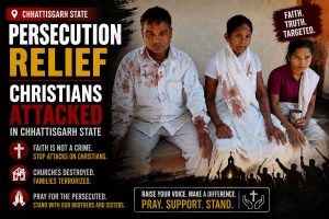 Persecution Relief's Chhattisgarh poster