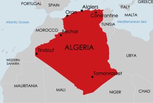 Map of Algeria