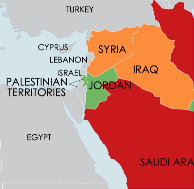 Middle East map